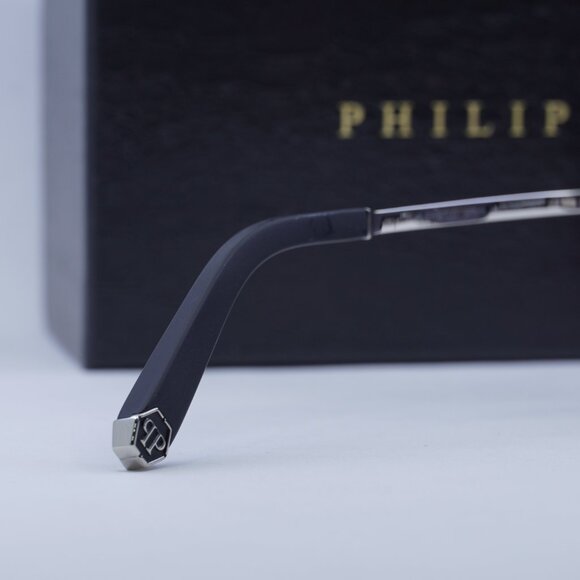 Final Price! Philipp Plein SPP075M 0K07 Silver/Grey Sunglasses - Picture 8 of 10